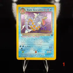 Dark Gyarados (Prerelease) 08/82 Wotc Promo Holo Pokemon Card - Image 1