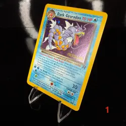 Dark Gyarados (Prerelease) 08/82 Wotc Promo Holo Pokemon Card - Image 2