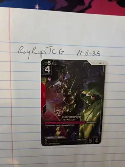Kshatriya GD01-044 LR+ Alt Art Foil Gundam Newtype Rising Card Game Near Mint - Image 1