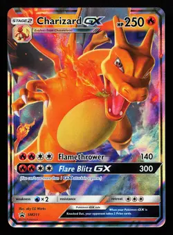 Charizard GX SM211 Holo Black Star Promo Pokemon Card - Image 1