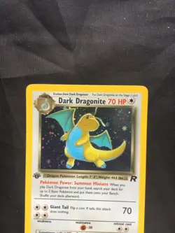 Pokemon Cards: Team Rocket 1st Edition Rare Holo: Dark Dragonite 5/82 - Image 2