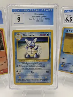 Lot of 3 Graded Pokemon Cards Staryu , Vulpix, Wartortle - Image 3