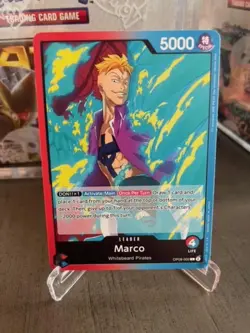Marco OP08-002 (Leader Card) Two Legends ONE PIECE Card TCG Near Mint English NM - Image 1