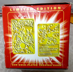 1999 Burger King POKEMON BALL 23K Gold Plated CHARIZARD Trading Card Sealed Bag! - Image 5