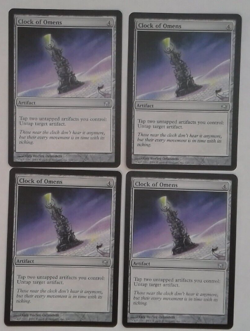 4 x Clock of Omens - MTG - Fifth Dawn - Playset - Image 1