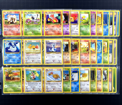 2000 Pokemon BASE SET 2 Edition NEAR COMPLETE Non Holo UNCOMMON COMMON Cards Lot - Image 1