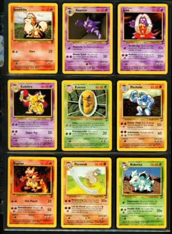 2000 Pokemon BASE SET 2 Edition NEAR COMPLETE Non Holo UNCOMMON COMMON Cards Lot - Image 3