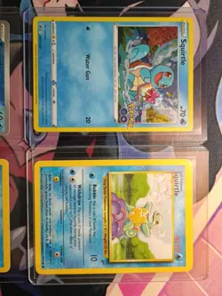 Pokemon TCG Lot Of 4 Squirtle Cards 1st Edition Team Rocket PoGo Promo Base 2 NM - Image 2
