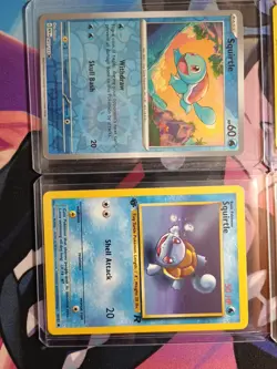 Pokemon TCG Lot Of 4 Squirtle Cards 1st Edition Team Rocket PoGo Promo Base 2 NM - Image 3