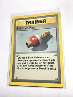 POKEMON FLUTE - 86/102 - Base Set - Pokemon Card - HP - Image 1