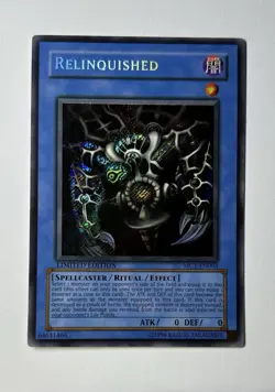 Relinquished Limited Edition Secret Rare Card MC1-EN003 Yu-Gi-Oh Card MINT - Image 1