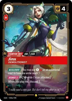 ~ Jinx Demolitionist (Alternate Art) ~ Foil ~ Riftbound: Origins - Image 1