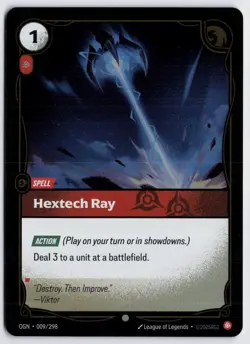 ~ Hextech Ray ~ Foil ~ Riftbound: Origins - Image 1