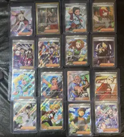 Pokemon TCG Full Art Trainer Card LOT Of 16 All Cards NM - Image 1