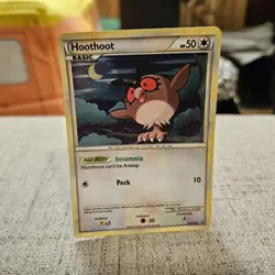 Hoothoot Pokemon TCG HGSS Black Star Holo Promo Card #HGSS05 - Image 1