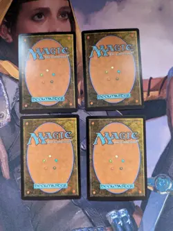 Plains (0507) (First-Place Foil) x4 MTG Aetherdrift Foil Full Playset NM - Image 4