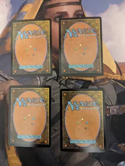 Forest (0511) (First-Place Foil) x4 MTG Aetherdrift Foil Full Playset NM - Image 5