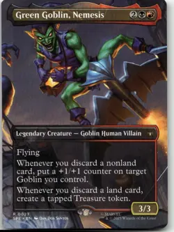 MTG: Green Goblin, Nemesis (Borderless) - SPE Marvel's Spider-Man: Eternal-Legal - Image 1
