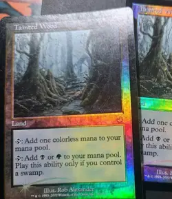 Magic The Gathering MTG 1x TAINTED WOOD Foil LP Torment English Uncommon - Image 1