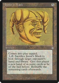 Jester's Mask x1 LP - Ice Age - 1995 Magic The Gathering MtG - Image 1