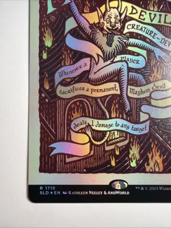 Mayhem Devil (Rainbow Foil) Secret Lair Drop Foil - Image 5