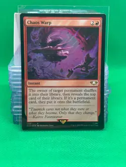 Chaos Warp - Warhammer 40k - Surge Foil - MTG - Damaged - Image 1
