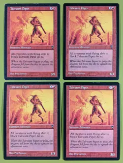 Talruum Piper x4 Visions 4x Playset Magic the Gathering MTG - Image 1