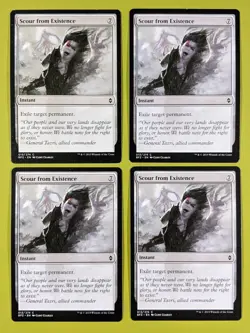 Scour from Existence x4 Battle for Zendikar 4x Playset Magic the Gathering MTG - Image 1