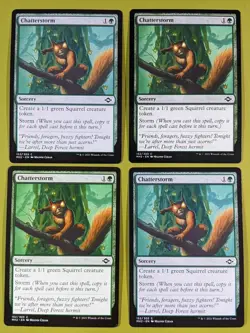Chatterstorm x4 Modern Horizons 2 4x Playset Magic the Gathering MTG - Image 1