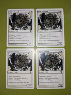 Wall of Swords x4 Eighth Edition 8th 4x Playset Magic the Gathering MTG - Image 1