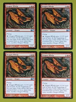 Dragon Whelp x4 Magic 2010 M10 4x Playset Magic the Gathering MTG - Image 1