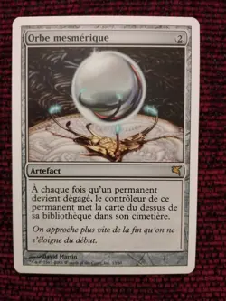 MTG MESMERIC ORB (Orbe mesmerique) VERY RARE FRENCH EXC Salvat-Hachette 2006 - Image 1