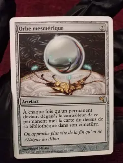 MTG MESMERIC ORB (Orbe mesmerique) VERY RARE FRENCH EXC Salvat-Hachette 2006 - Image 3
