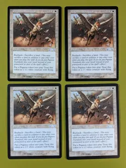 Pegasus Stampede x4 Exodus 4x Playset Magic the Gathering MTG - Image 1