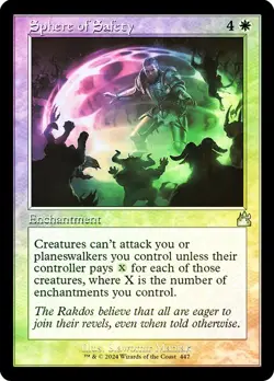 Sphere of Safety Foil Retro Frame Ravnica Remastered NM MTG - Image 1