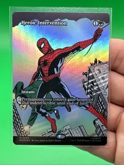 Heroic Intervention Borderless FOIL MTG Marvel Eternal-Legal Nm/M - Image 3