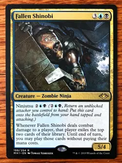 MTG Fallen Shinobi - Modern Horizons, English - Image 1