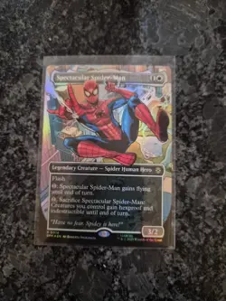 MTG - Spectacular Spider-Man - Borderless - Foil - Marvel's Spider-Man 0014 - Image 1