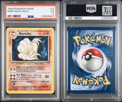 Ninetales #12 PSA 5 1999 Pokemon Game Holo - Image 3