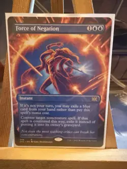 Force Of Negation X1 Mtg Double Masters 2022 Nm Borderless - Image 1