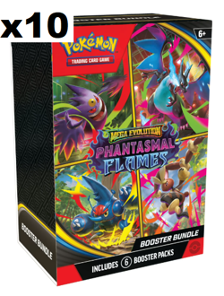 Pokemon TCG: Phantasmal Flames Booster Bundle 10 Qty PRESALE 11/14 - Image 1