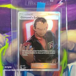 Giovanni's Exile - Pokemon Hidden Fates Full Art Ultra Rare 67/68 TCG - Image 2