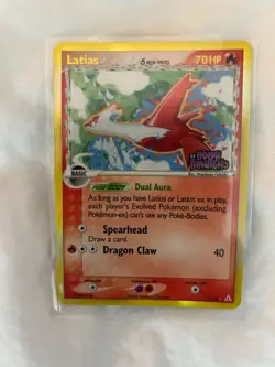 2006 Pokemon TCG Holon Phantoms Delta Species Reverse Holo Latias #11/110 - LP - Image 4