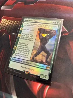 Mtg FOIL Summon: Titan - Final Fantasy + Bonus Foils - Image 2
