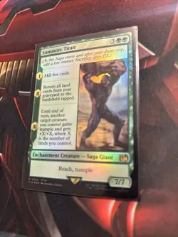 Mtg FOIL Summon: Titan - Final Fantasy + Bonus Foils - Image 3
