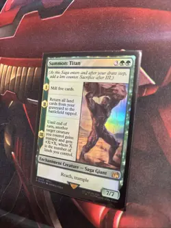 Mtg FOIL Summon: Titan - Final Fantasy + Bonus Foils - Image 4