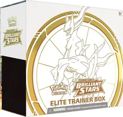 1x Brilliant Stars Elite Trainer Box Pokemon TCG Sword And Shield ETB Sealed New - Image 1