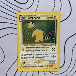 Pokemon TCG Neo Revelation Ampharos Holo Rare 1/64 Unlimited (HP - Image 1