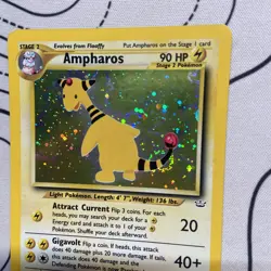 Pokemon TCG Neo Revelation Ampharos Holo Rare 1/64 Unlimited (HP - Image 2
