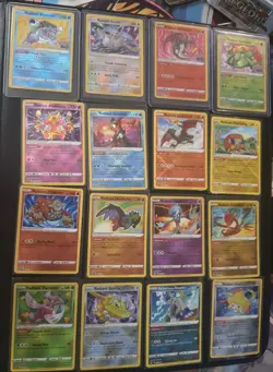 16 Radiant Rare Full Set Complete Pokemon Collection Charizard Greninja Eevee - Image 1